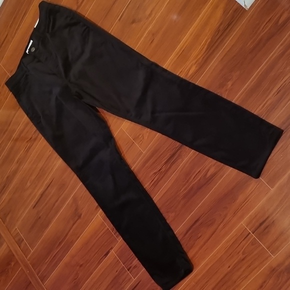 LOFT High Rise Skinny Velvet Pant Black Size 10/30R - Picture 3 of 15
